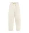 Brunello Cucinelli Trousers Featuring Elastic Waistband And Side Pockets In White