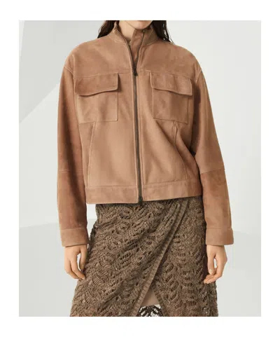 BRUNELLO CUCINELLI BRUNELLO CUCINELLI COUTURE ZIPPED JACKET