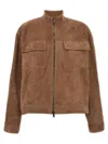 Brunello Cucinelli Brown Couture Suede Jacket