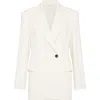 Brunello Cucinelli Couture Twill Blazer In White