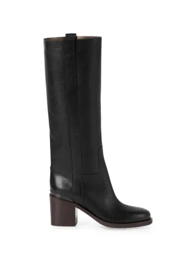 Brunello Cucinelli Cowhide Boots With Precious Detail In Black