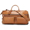 Brunello Cucinelli Cowhide Trolley Bag In Brown