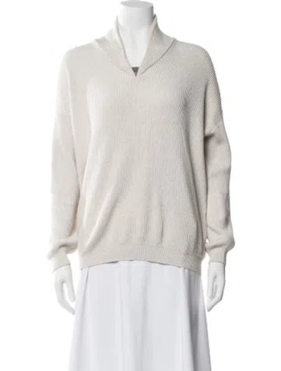 Pre-owned Brunello Cucinelli Cowl Neck Sweater In Neutral