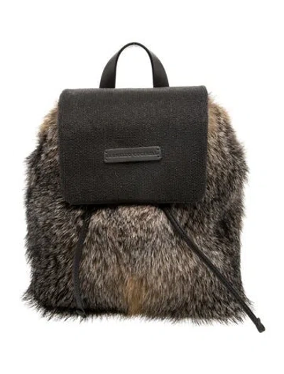 Pre-owned Brunello Cucinelli Coyote Backpack In Brown