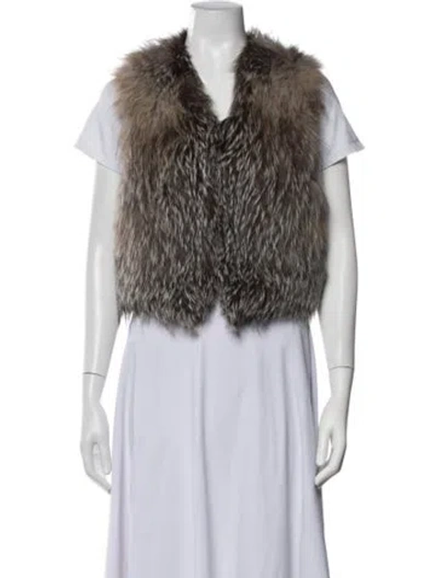 Pre-owned Brunello Cucinelli Coyote Vest In Brown