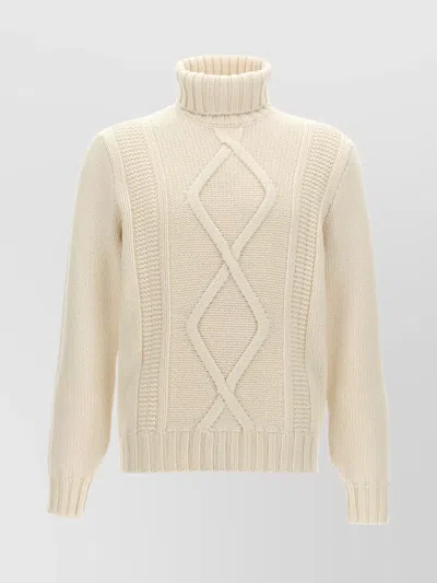 Brunello Cucinelli Cashmere Sweater In Off White