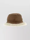 Brunello Cucinelli Cozy Shearling Bucket Hat In Brown