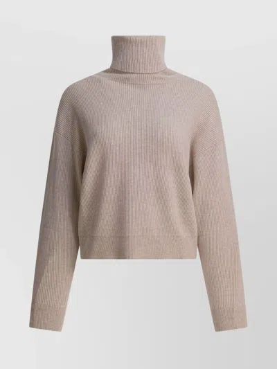 BRUNELLO CUCINELLI COZY TURTLENECK LONG SLEEVE KNIT TOP