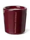 Brunello Cucinelli Craquelé-vessel Scented Candle In Red