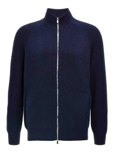 BRUNELLO CUCINELLI ZIP CARDIGAN