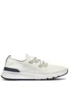 Brunello Cucinelli Ivory Cucinelli Cotton Sneakers In Neutral