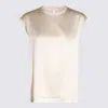 Brunello Cucinelli Cream Silk Shirt