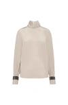 Brunello Cucinelli Crêpe De Chine Blouse