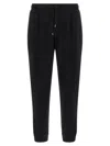 Brunello Cucinelli Cotton Sweatpants In Black