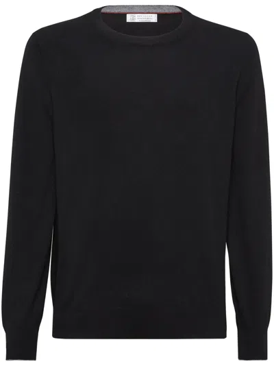 BRUNELLO CUCINELLI CREW NECK CASHMERE JUMPER