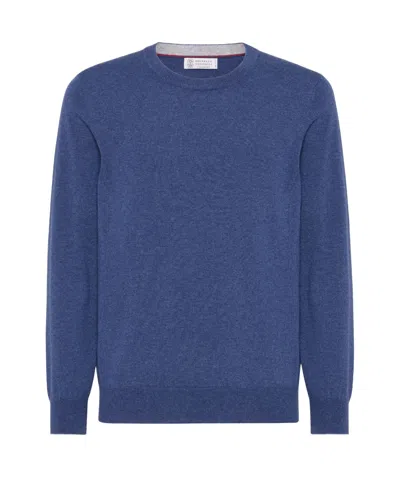 BRUNELLO CUCINELLI BRUNELLO CUCINELLI CREWNECK KNITTED JUMPER