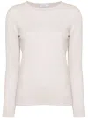 Brunello Cucinelli Crew-neck Cashmere Jumper In Neutrals