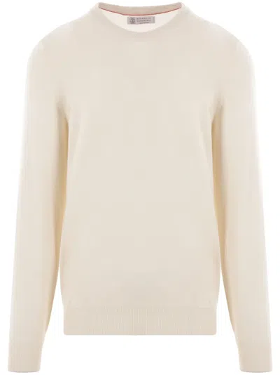BRUNELLO CUCINELLI CREW-NECK CASHMERE JUMPER