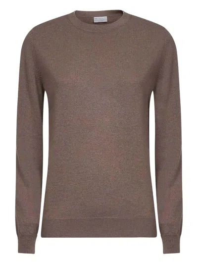 Brunello Cucinelli Crew-neck Cashmere Sweater
