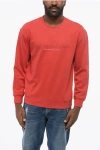 Brunello Cucinelli Crew Neck Dream Out Loud Cotton Blend Sweatshirt With Embroi