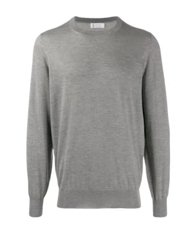 BRUNELLO CUCINELLI BRUNELLO CUCINELLI CREWNECK KNITTED JUMPER