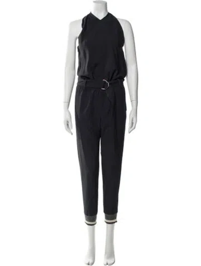 Pre-owned Brunello Cucinelli Crew Neck Jumpsuit In Black