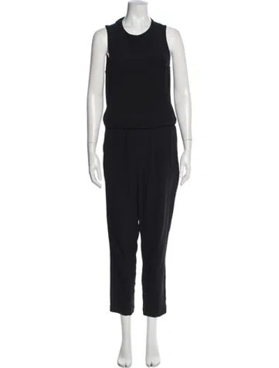 Pre-owned Brunello Cucinelli Crew Neck Jumpsuit In Black