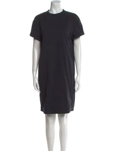 Pre-owned Brunello Cucinelli Crew Neck Knee-length Dress In Black