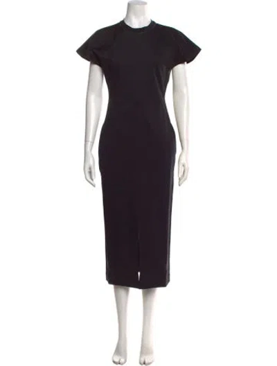 Pre-owned Brunello Cucinelli Crew Neck Knee-length Dress W/ Tags In Blue