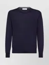 Brunello Cucinelli Men Cashmere And Silk Sweater In Blue