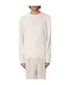Brunello Cucinelli Crew-neck Knitted Cashmere Jumper In White