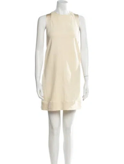 Pre-owned Brunello Cucinelli Crew Neck Long Dress In Neutral