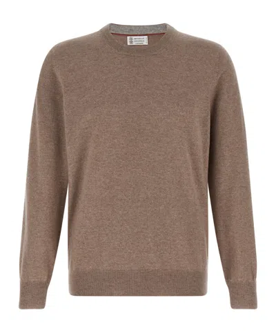 BRUNELLO CUCINELLI BRUNELLO CUCINELLI CREWNECK KNITTED JUMPER