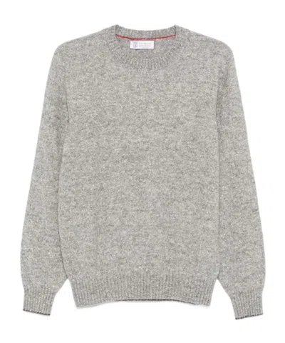 BRUNELLO CUCINELLI CREW-NECK LONG-SLEEVE SWEATER