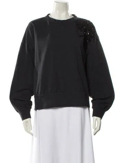 Pre-owned Brunello Cucinelli Crew Neck Long Sleeve Sweatshirt In Blue