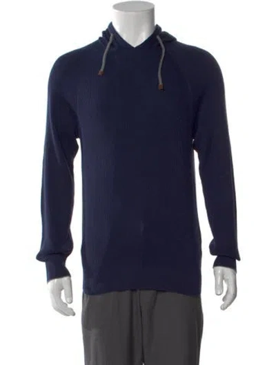 Pre-owned Brunello Cucinelli Crew Neck Long Sleeve Sweatshirt In Blue
