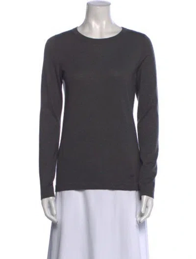 Pre-owned Brunello Cucinelli Crew Neck Long Sleeve Sweatshirt In Gray