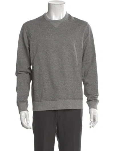 Pre-owned Brunello Cucinelli Crew Neck Long Sleeve Sweatshirt In Gray