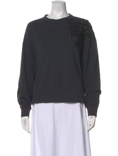 Pre-owned Brunello Cucinelli Crew Neck Long Sleeve Sweatshirt In Gray