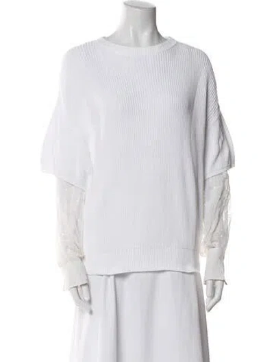 Pre-owned Brunello Cucinelli Crew Neck Long Sleeve Sweatshirt In Neutral