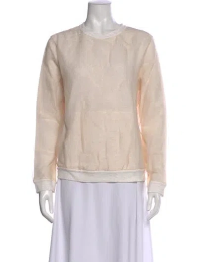 Pre-owned Brunello Cucinelli Crew Neck Long Sleeve Sweatshirt In Neutral