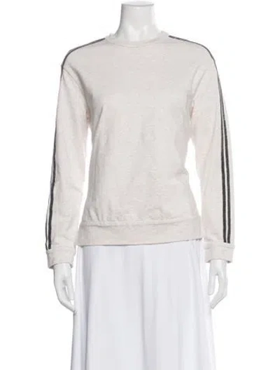 Pre-owned Brunello Cucinelli Crew Neck Long Sleeve Sweatshirt In Neutral