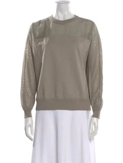Pre-owned Brunello Cucinelli Crew Neck Long Sleeve Sweatshirt W/ Tags