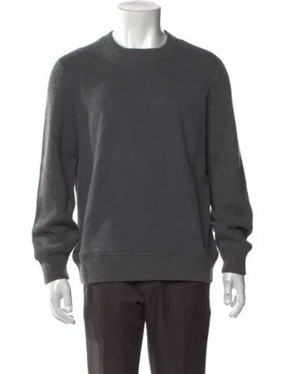 Pre-owned Brunello Cucinelli Crew Neck Long Sleeve Sweatshirt W/ Tags In Gray