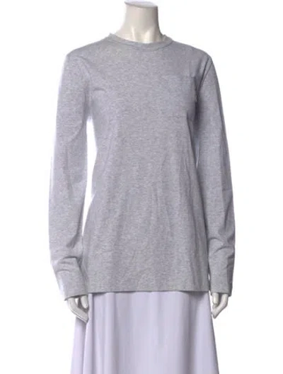 Pre-owned Brunello Cucinelli Crew Neck Long Sleeve Sweatshirt W/ Tags In Gray
