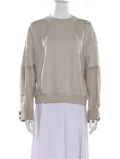 Pre-owned Brunello Cucinelli Crew Neck Long Sleeve Sweatshirt W/ Tags In Gray