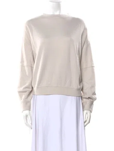 Pre-owned Brunello Cucinelli Crew Neck Long Sleeve Sweatshirt W/ Tags In Neutral