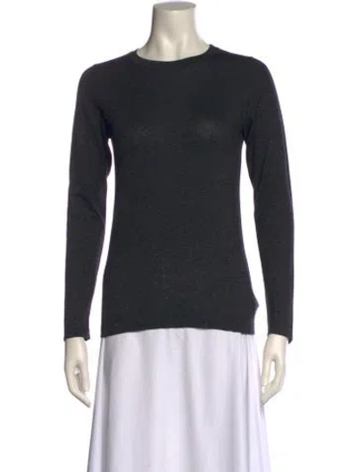 Pre-owned Brunello Cucinelli Crew Neck Long Sleeve Top In Multi