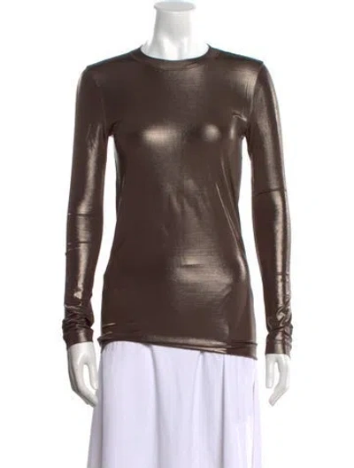 Pre-owned Brunello Cucinelli Crew Neck Long Sleeve Top W/ Tags