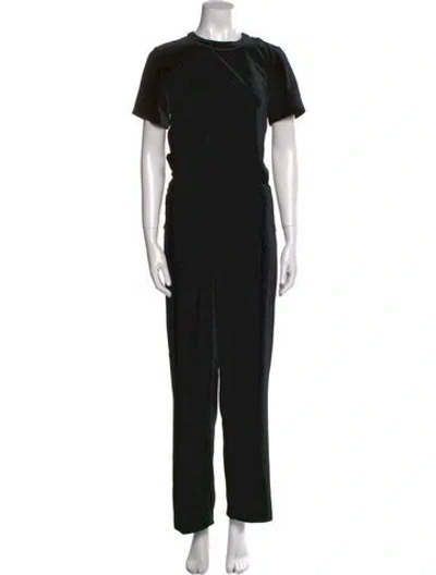 Pre-owned Brunello Cucinelli Crew Neck Mini Dress In Black